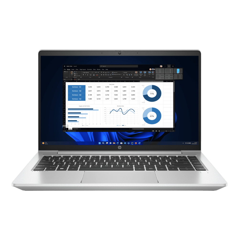 HP 240R G10 C8HR9AT – Core i5 1335U, 14" FHD, 8GB, 512GB SSD, DOS, 1 Year Warranty - Front View
